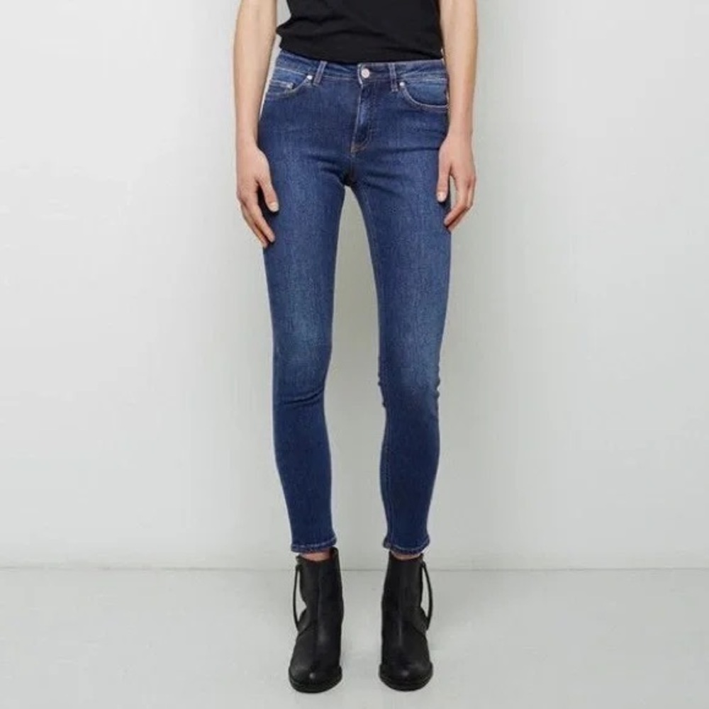 Acne Studios Women's Blue Skinny Jeans